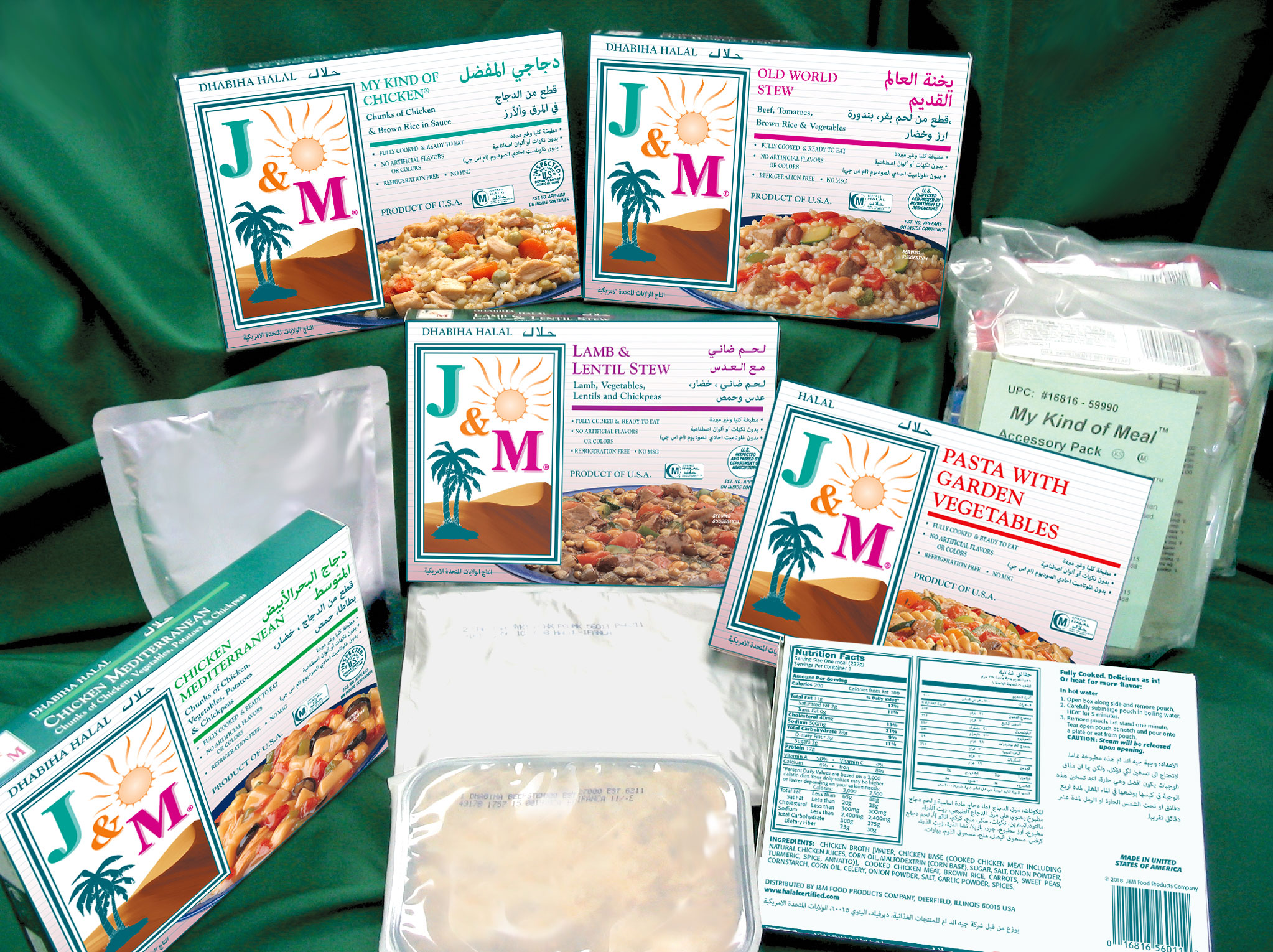 GSA Advantage and Government Customers J&M® Halal Meals